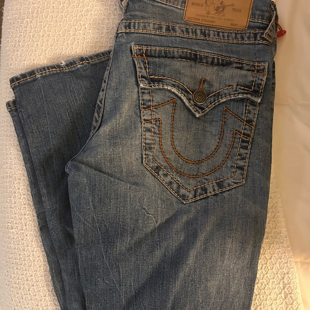True Religion Denim with Contrast Stitching